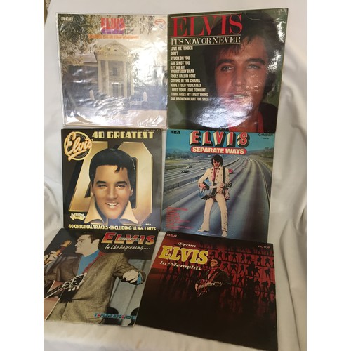 112 - QUANTITY OF ELVIS LPs