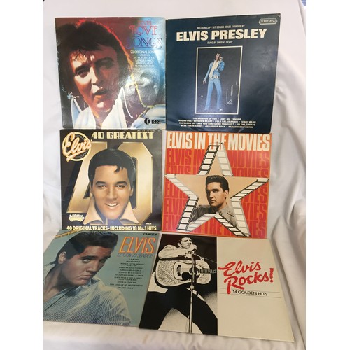 112 - QUANTITY OF ELVIS LPs