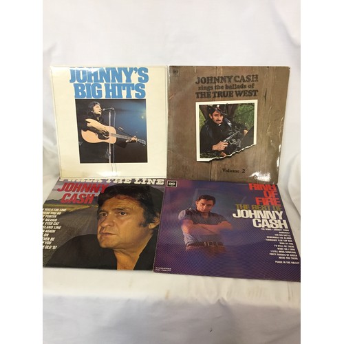 118 - QUANTITY OF JOHNNY CASH RECORDS