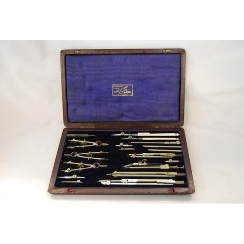 235 - RJ HALL & CO SIMPLEX SERIES GEOMETRY SET IN CASE