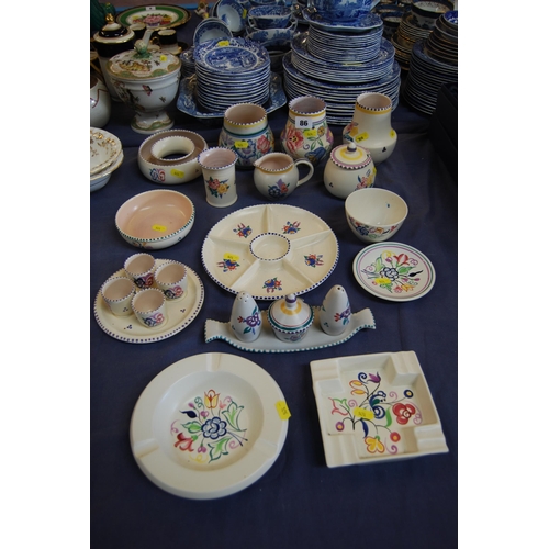 86 - 24 PIECES OF POOLE POTTERY