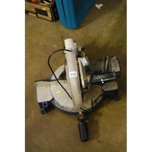 113 - CIRCULAR ELECTRIC MITRE SAW