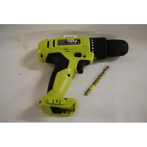 131 - GUILD CORDLESS DRILL (NO BATTERY) P2300242393