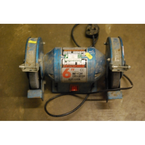 186 - CLARKE ELECTRIC BENCH GRINDER