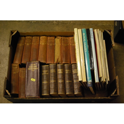 196 - QUANTITY OF DICKENS BOOKS, ETC