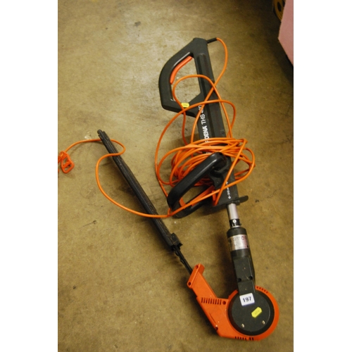 197 - GARDENA THS400 ELECTRIC HEDGE TRIMMER