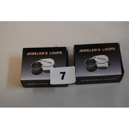 7 - 2 JEWELLERS LOUPES