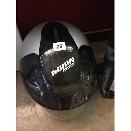 25 - NOLAN MOTORCYCLE CRASH HELMET TYPE A