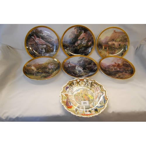 21 - 6 ROYAL DOULTON FRANKLIN MINT 