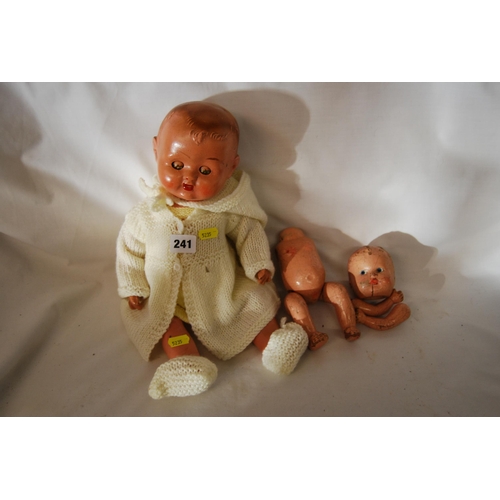 241 - 2 VINTAGE DOLLS