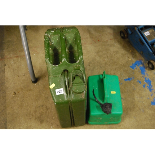 225 - JERRY CAN & PLASTIC FUEL CAN