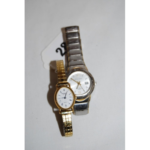 28 - 2 LADIES WRISTWATCHES