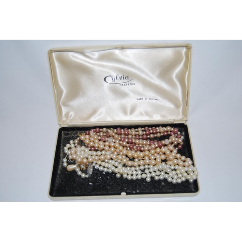 30 - 3 PEARL NECKLACES