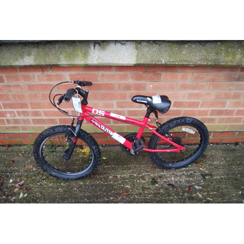 706 - RED CHILDS APOLLO OUTRAGE BIKE P2300226654