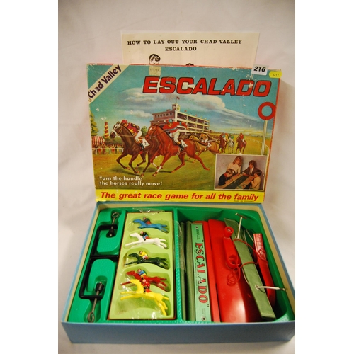 216 - CHAD VALLEY ESCALADO HORSE RACING GAME