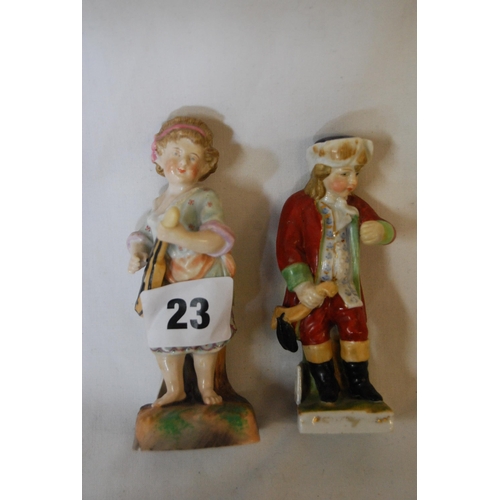 23 - DRESDEN ASTROLOGICAL PORCELAIN FIGURE 