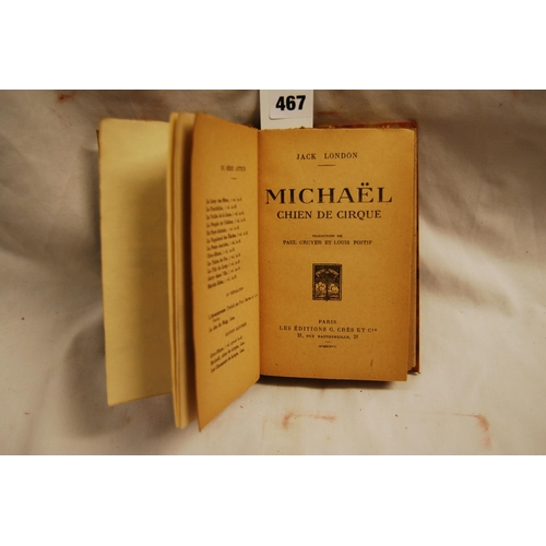 467 - 1 VOLUME MICHAEL CHIEN DE CIRQUE 1927