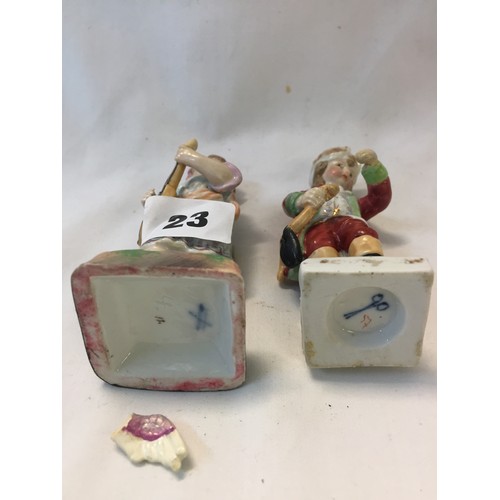 23 - DRESDEN ASTROLOGICAL PORCELAIN FIGURE 