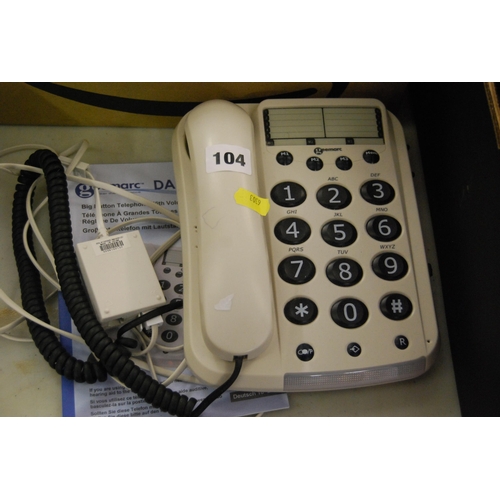 104 - BIG BUTTON TELEPHONE