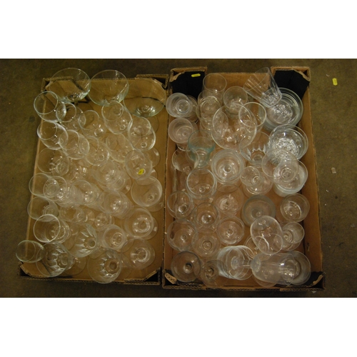 118 - 2 BOXES OF DRINKING GLASSES