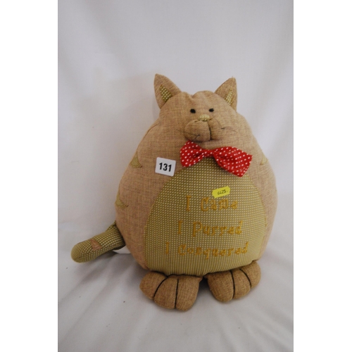 131 - FAT CAT DOORSTOP