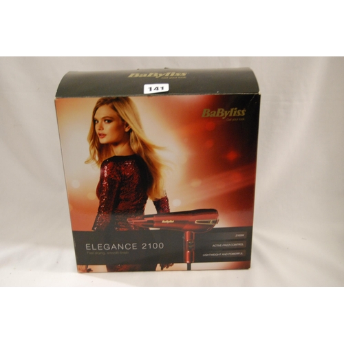 141 - BABYLISS ELEGANCE 2100 HAIRDRYER