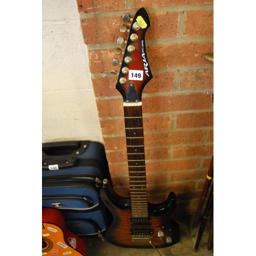 149 - ARIA ELECTRIC GUITAR (NO STRINGS)