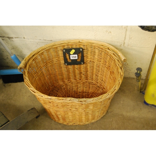 150 - CANE CYCLE BASKET