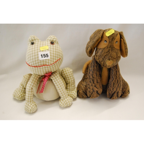 155 - FROG & DOG DOORSTOPS