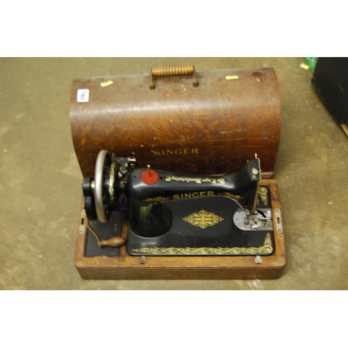 165 - SINGER HAND SEWING MACHINE