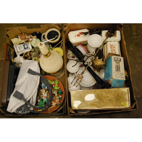 168 - 2 BOXES OF MISCELLANEOUS ITEMS