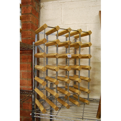 473 - 24 BOTTLE WINE RACK