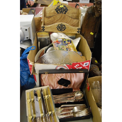 99 - BOX OF MISCELLANEOUS ITEMS