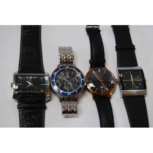 13 - 4 VARIOUS WRISTWATCHES