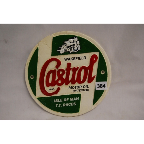 384 - CASTROL MOTOR OIL SIGN (53)