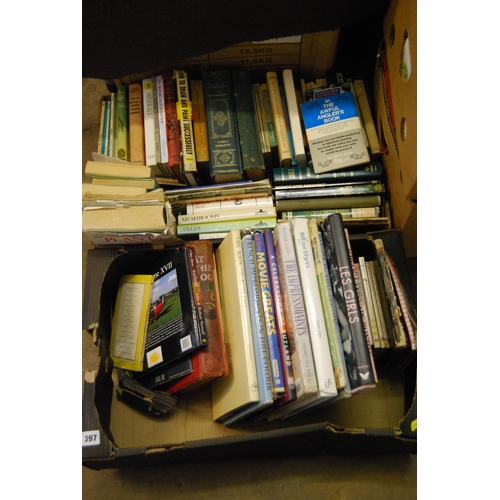 397 - 2 BOXES OF BOOKS