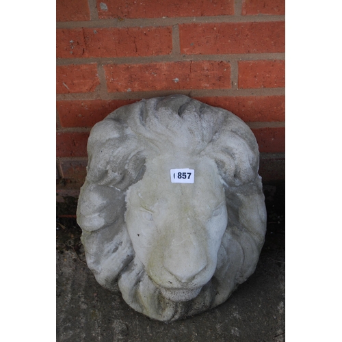 857 - LION MASK WALL PLAQUE