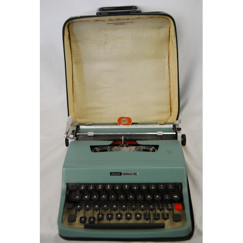 151 - OLIVETTI LETTERS 32 PORTABLE TYPEWRITER