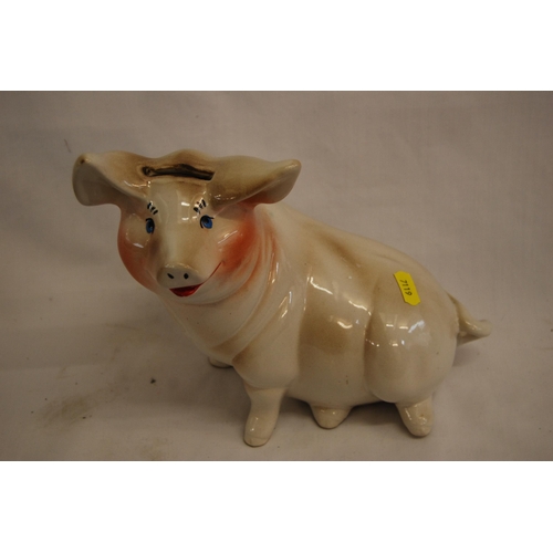 260 - ITALIAN CERAMIC PIG MONEY BOX