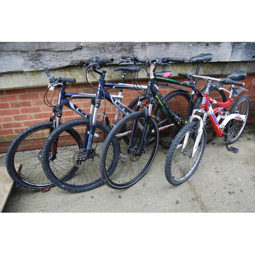 651 - SALCANO TROJA MOUNTAIN BIKE, CARRERA CROSSFIRE MOUNTAIN BIKE, 2 GT MOUNTAIN BIKES P2100275721, P2300... 