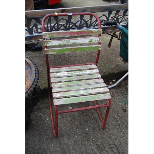 658 - SLATTED GARDEN CHAIR