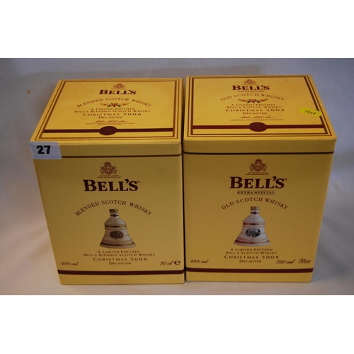 27 - 750ML BELL'S EXTRA SPECIAL WHISKY DECANTER 