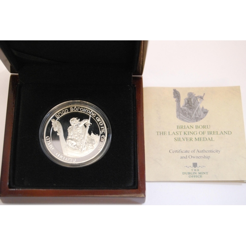 289 - STERLING SILVER BRIAN BORU MEDAL (28.28g PROOF)