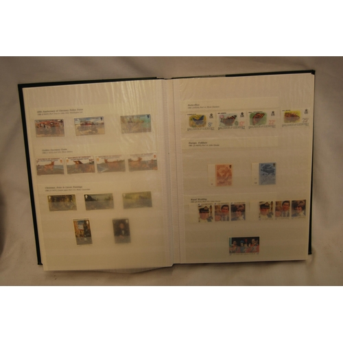 335 - 1 ALBUM OF GUERNSEY MINT DEFINITIVE AND COMMEMORATIVE STAMPS (THE PHOTOS SHOW ONLY SOME OF THE TOTAL... 