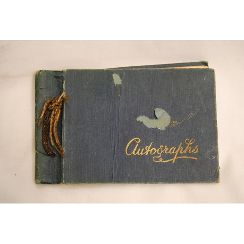 342 - AUTOGRAPH ALBUM OF ENGLAND & COUNTY CRICKET TEAMS c1950s CONTAINING SIGNATURES OF WARWICK XI 1957, S... 