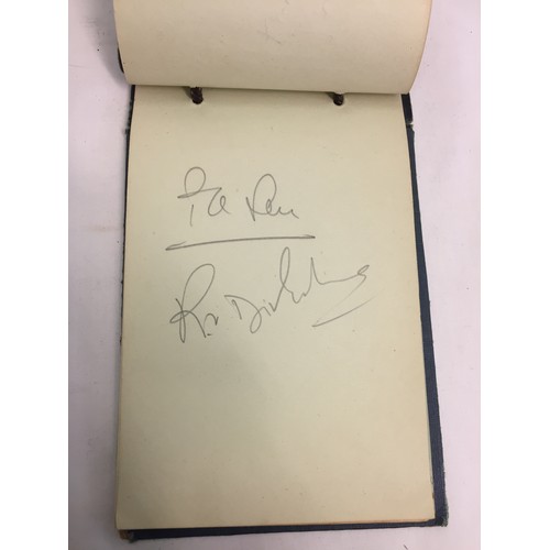 342 - AUTOGRAPH ALBUM OF ENGLAND & COUNTY CRICKET TEAMS c1950s CONTAINING SIGNATURES OF WARWICK XI 1957, S... 