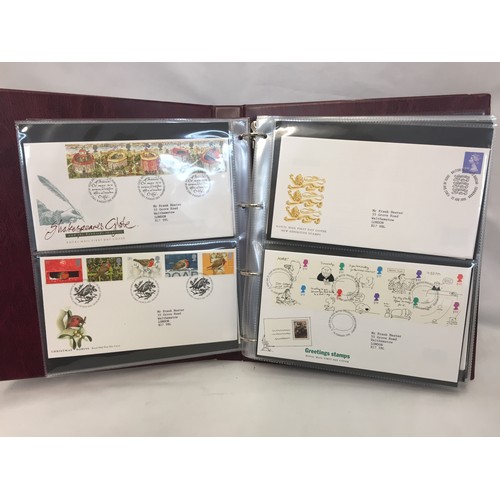 321 - 9 ALBUMS OF ROYAL MAIL FIRST DAY COVERS (APPROX 588)