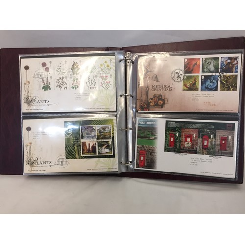 321 - 9 ALBUMS OF ROYAL MAIL FIRST DAY COVERS (APPROX 588)