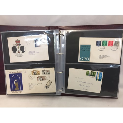 321 - 9 ALBUMS OF ROYAL MAIL FIRST DAY COVERS (APPROX 588)