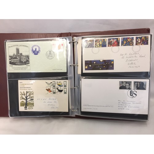 321 - 9 ALBUMS OF ROYAL MAIL FIRST DAY COVERS (APPROX 588)